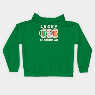 Lucky st Patrick day Kids Hoodie